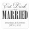 Black Eat, Drink & Be Married | Stickers