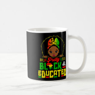 Black Educated Black History Kids Girls Juneteenth Coffee Mug