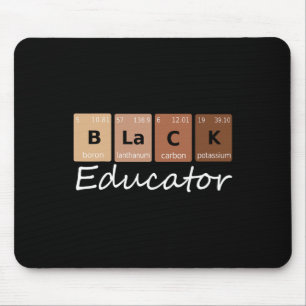 Black Educator Science Teacher Melanin Educator Sc Mouse Mat
