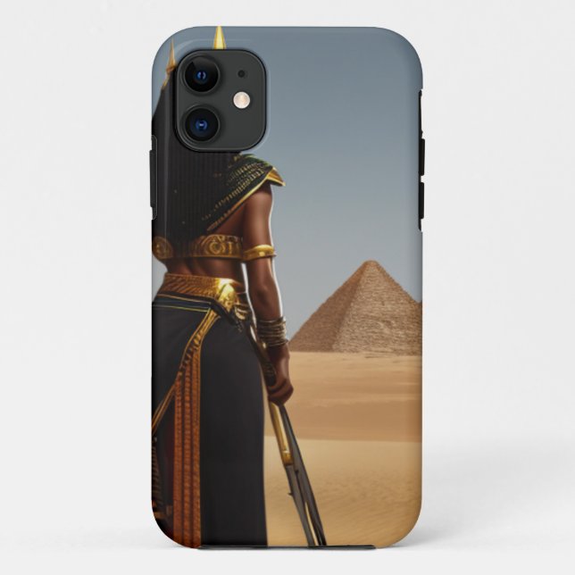 Black Egyptian Queens Case-Mate iPhone 8/7 Case (Back)
