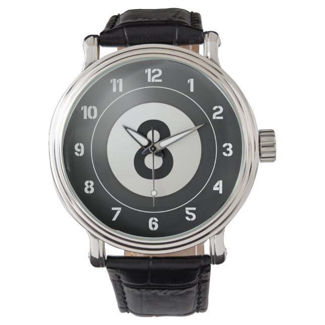 Black Eight Ball Watch (Front)