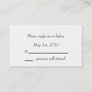 Black Elegance Enclosure Card