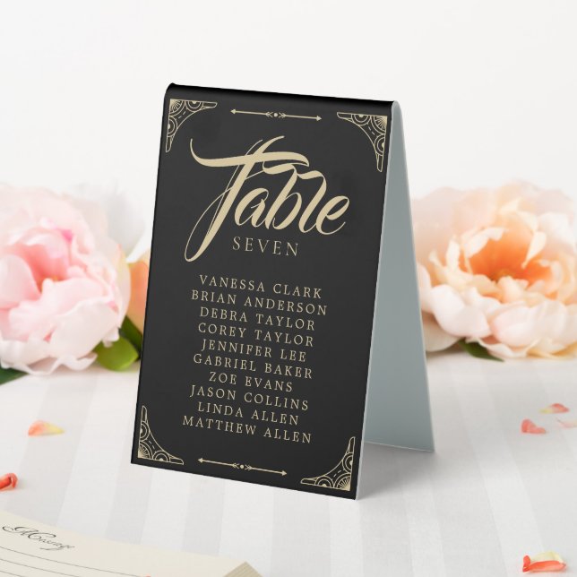 Black Elegant Art Deco Gold Retro Wedding (In SItu (Wedding))