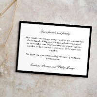 Black Elegant Broken Engagement Cancelled Wedding