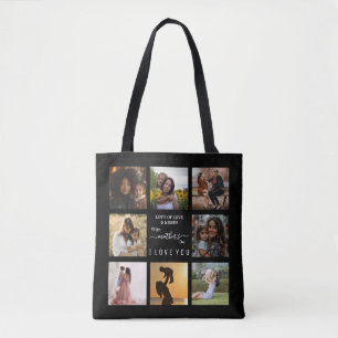 Black Elegent first mothers day Tote Bag