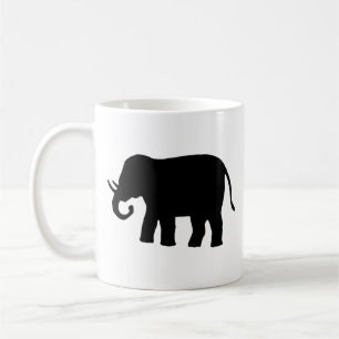 Black Elephant Coffee Mug