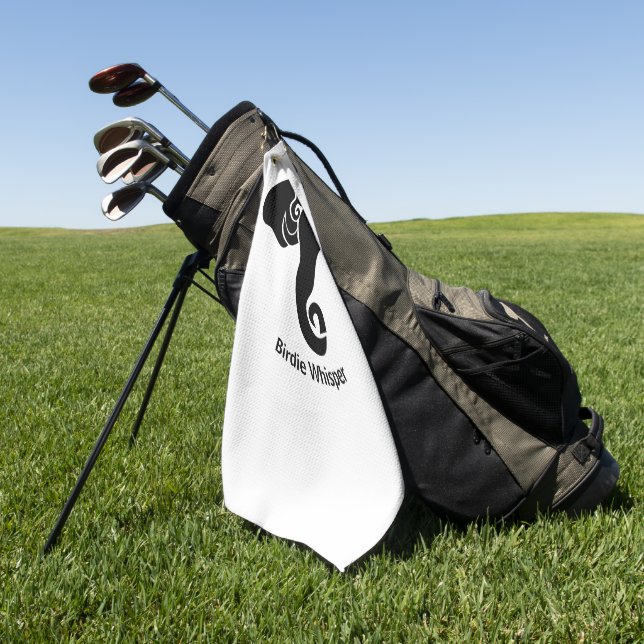 Black Elephant  Family Home Address Republican  Golf Towel (Green)