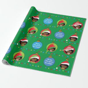 Black Elf Girl Wrapping Paper