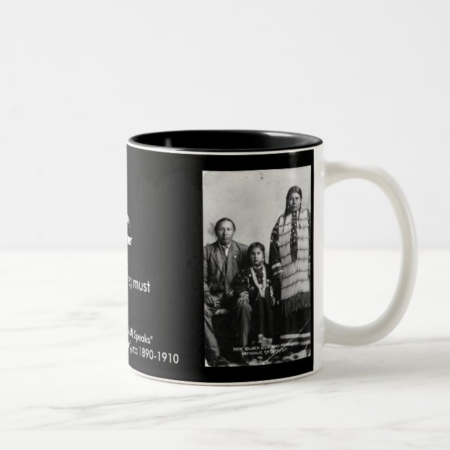 Black Elk quotation 1 Two-Tone Coffee Mug (Right)