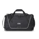 Black Embroidered Classic Monogram Duffle Bag
