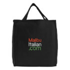 Black Embroidered Malibuitalian.com