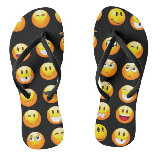 black emojis shoes flip flops sandals