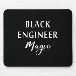 Black Engineer Magic Black History Month African A Mouse Mat