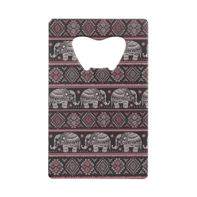 Black Ethnic Elephant Pattern (Front)
