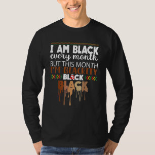 Black Every Month Black History African Bhm Blacki T-Shirt