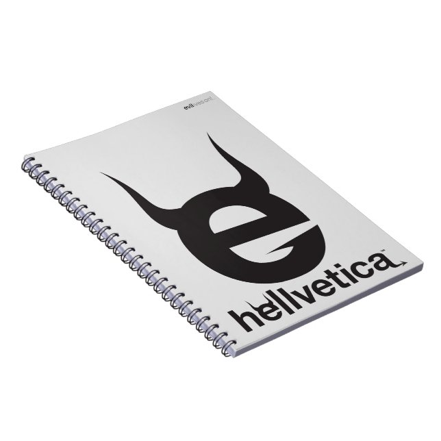 Black Evil “e” Notebook (Right Side)