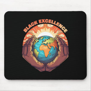 Black Excellence Black History Month _1 Mouse Mat