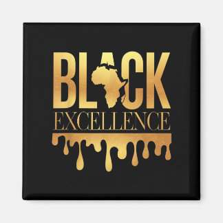 Black Excellence Black History Month Afro Motivati Magnet