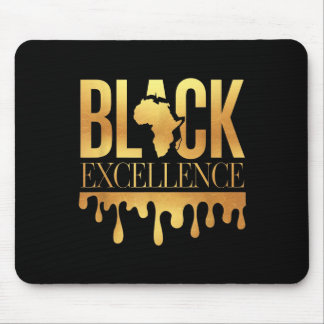 Black Excellence Black History Month Afro Motivati Mouse Mat