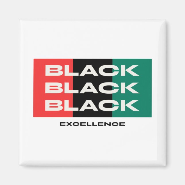 Black Excellence Magnet (Front)