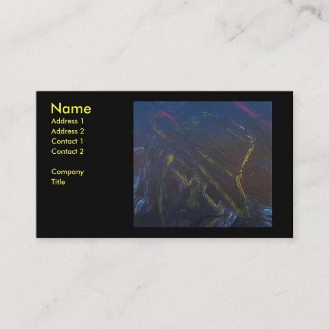 BLACK EXE BUSINESS CARD (Front)