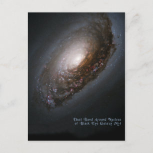 Black Eye Galaxy aka Sleeping Beauty Galaxy Postcard