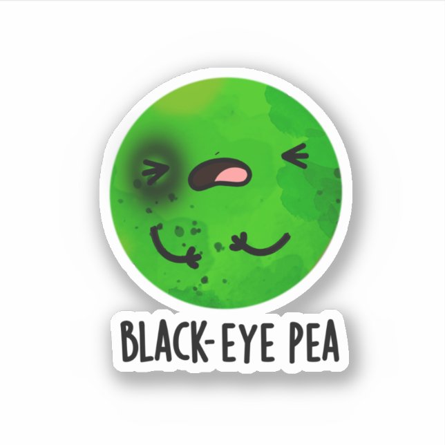 Black Eye Pea Funny Veggie Pun (Front)