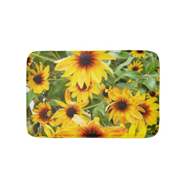 Black Eyed Susan  Bath Mat (Front)