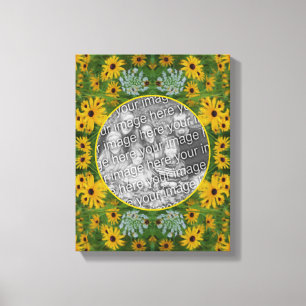 Black Eyed Susan Daisy Create Your Own Photo Canvas Print