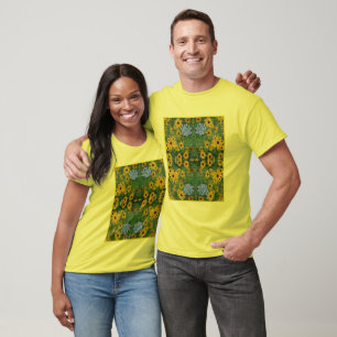 Black Eyed Susan Daisy Flower Painting Abstract T-Shirt