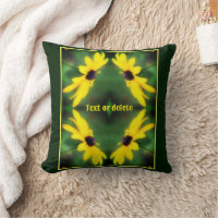 Black Eyed Susan Daisy Flower Personalised