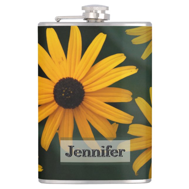 Black Eyed Susan Flask (Front)