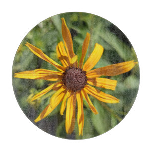 Black-Eyed Susan Floral Cutting Board Yellow Wil