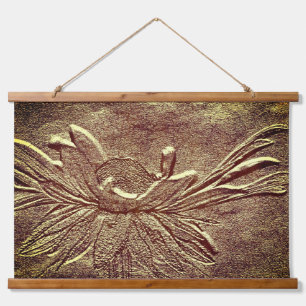 Black Eyed Susan Flower Art Sculpted Effect Hanging Tapestry