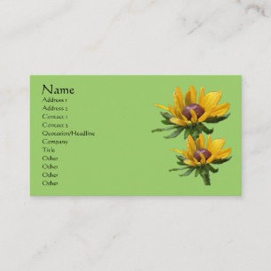 Black Eyed Susan Flower Business Card