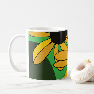 Black Eyed Susan Flower Floral Coffee Mug