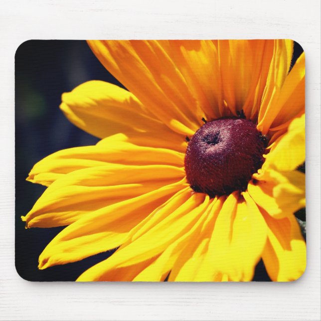 Black Eyed Susan Flower Petals Mouse Mat (Front)