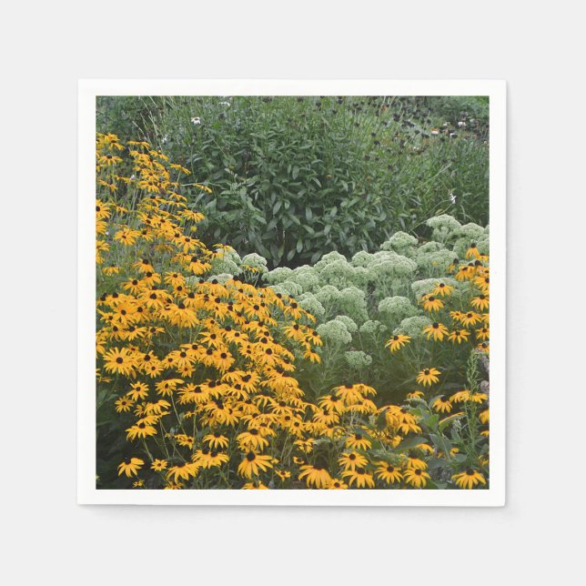 Black-eyed Susan Garden Paper Napkin (Front)