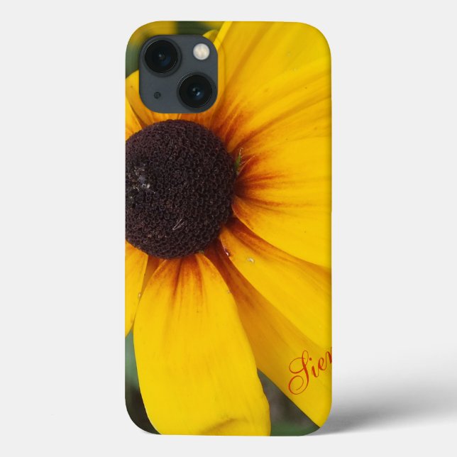 Black Eyed Susan iPad Case *Personalise* (Back)