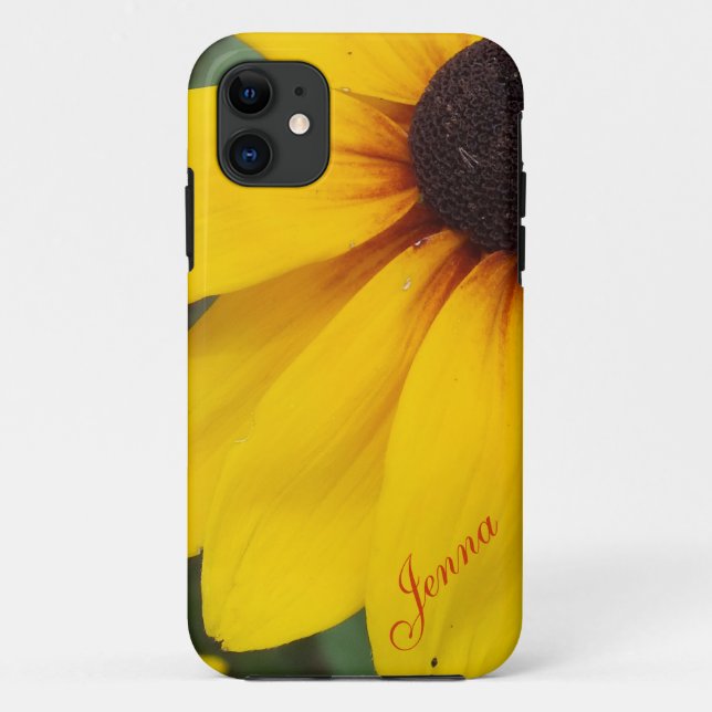 Black Eyed Susan iPhone 5 Case *Personalise* (Back)