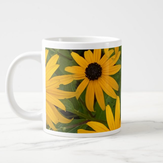 Black-eyed Susan Jumbo Coffee Mug (Left)