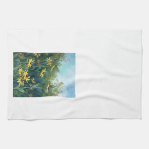 Black Eyed Susan kitchen towel by Mandy Roeing