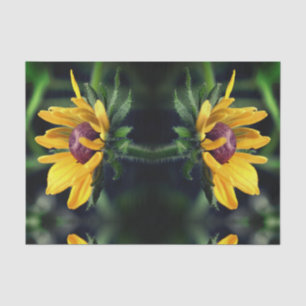 Black Eyed Susan Unfolding Abstract Decoupage Tissue Paper