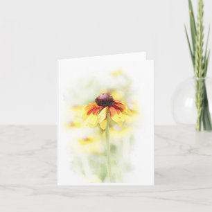 Black Eyed Susan Vignette Note Card