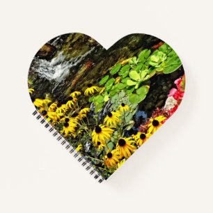 Black-Eyed Susans By Koi Pond Notebook