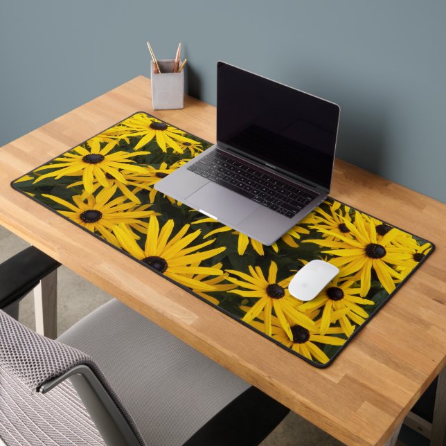 Black Eyed Susans Floral Desk Mat (Office 2)