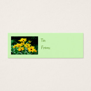 Black Eyed Susans Gift Tag