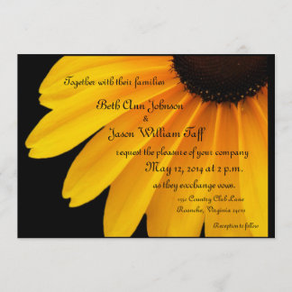 Black Eyed Susans Theme Invitation