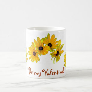 Black-eyed Susans Valentine Coffee Mug