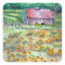 Black-Eyed Susans Wildflower Barn Watercolor